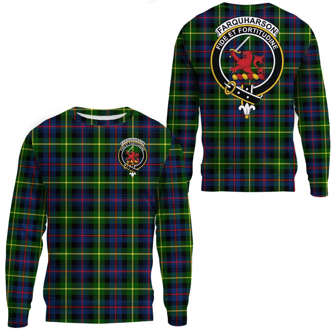 Farquharson Modern Tartan Crest Sweatshirt