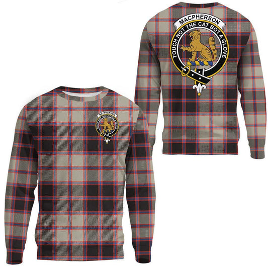 MacPherson Hunting Ancient Tartan Crest Sweatshirt