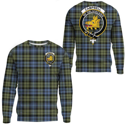 Campbell Faded Tartan Crest Sweatshirt