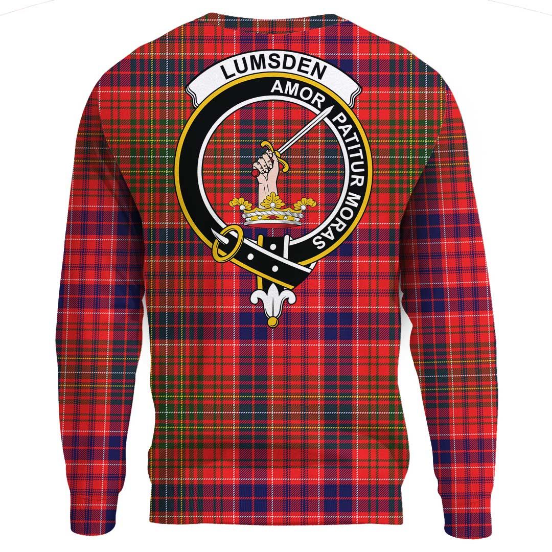 Lumsden Modern Tartan Crest Sweatshirt