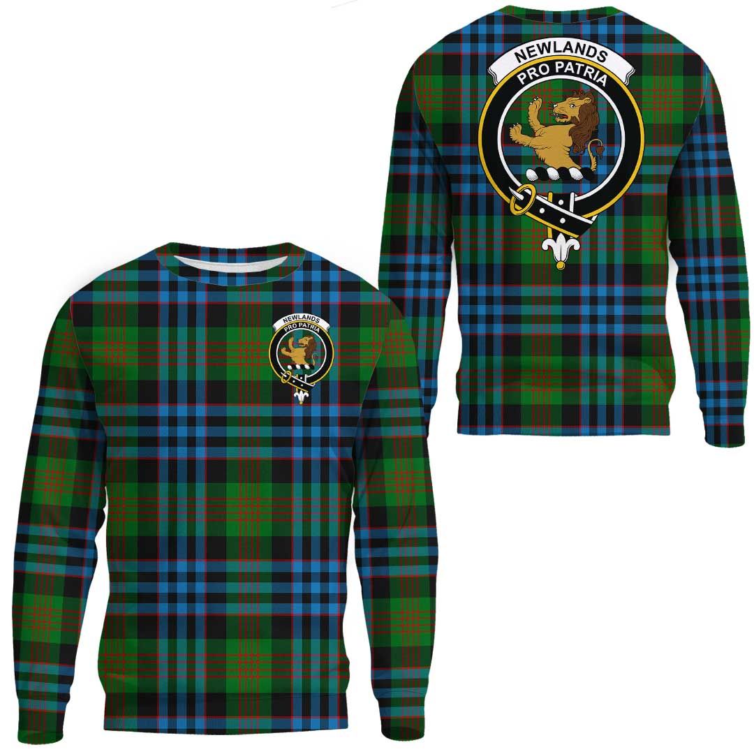 Newlands of Lauriston Tartan Crest Sweatshirt