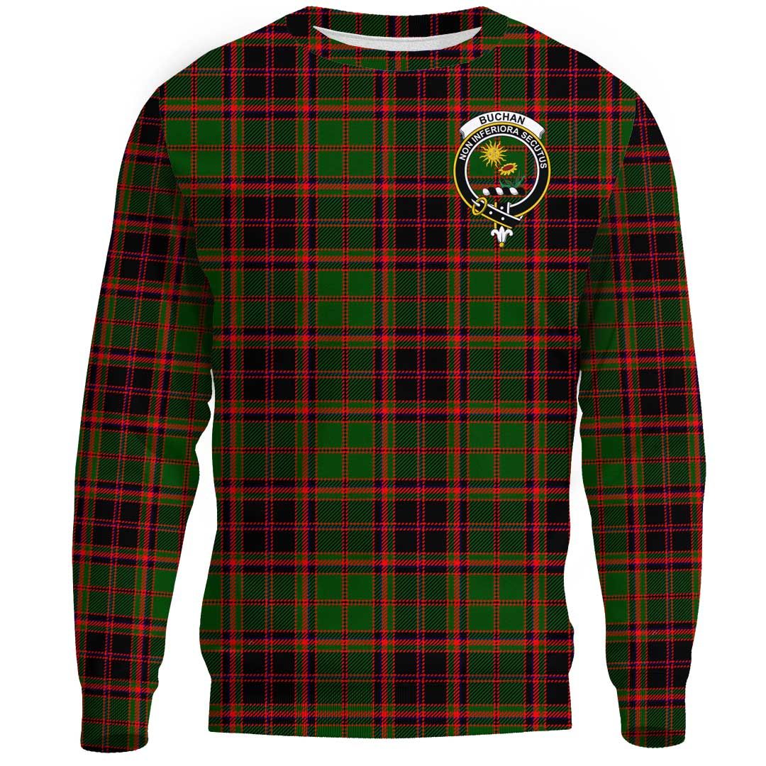 Buchan Modern Tartan Crest Sweatshirt