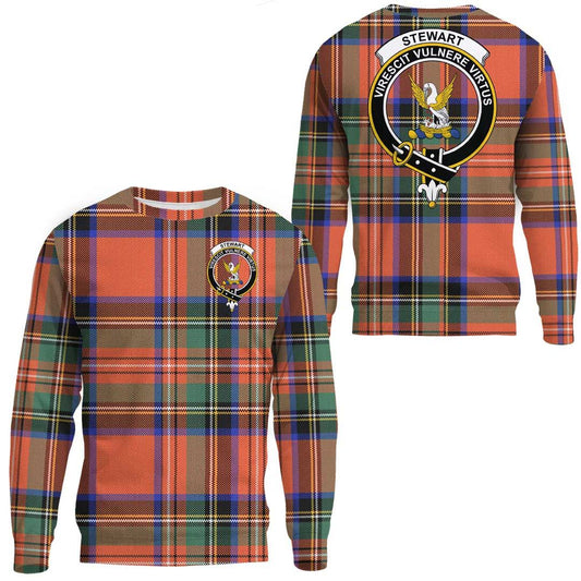 Stewart Royal Ancient Tartan Crest Sweatshirt