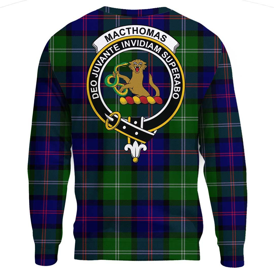 MacThomas Modern Tartan Crest Sweatshirt
