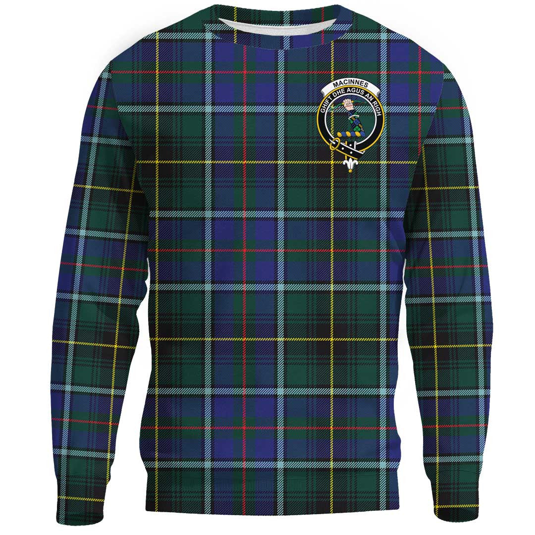 MacInnes Modern Tartan Crest Sweatshirt