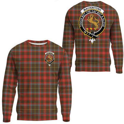 MacKintosh Hunting Weathered Tartan Crest Sweatshirt