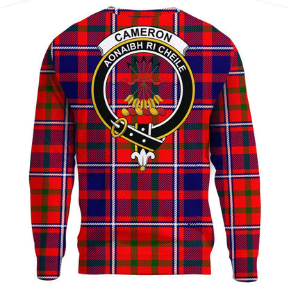 Cameron of Lochiel Modern Tartan Crest Sweatshirt