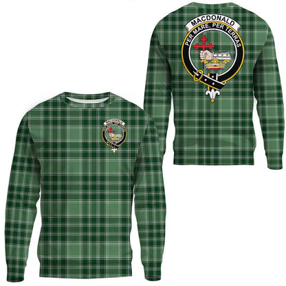 MacDonald Lord of the Isles Hunting Tartan Crest Sweatshirt