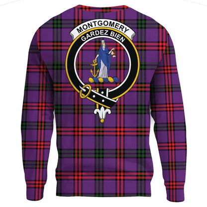 Montgomery Modern Tartan Crest Sweatshirt