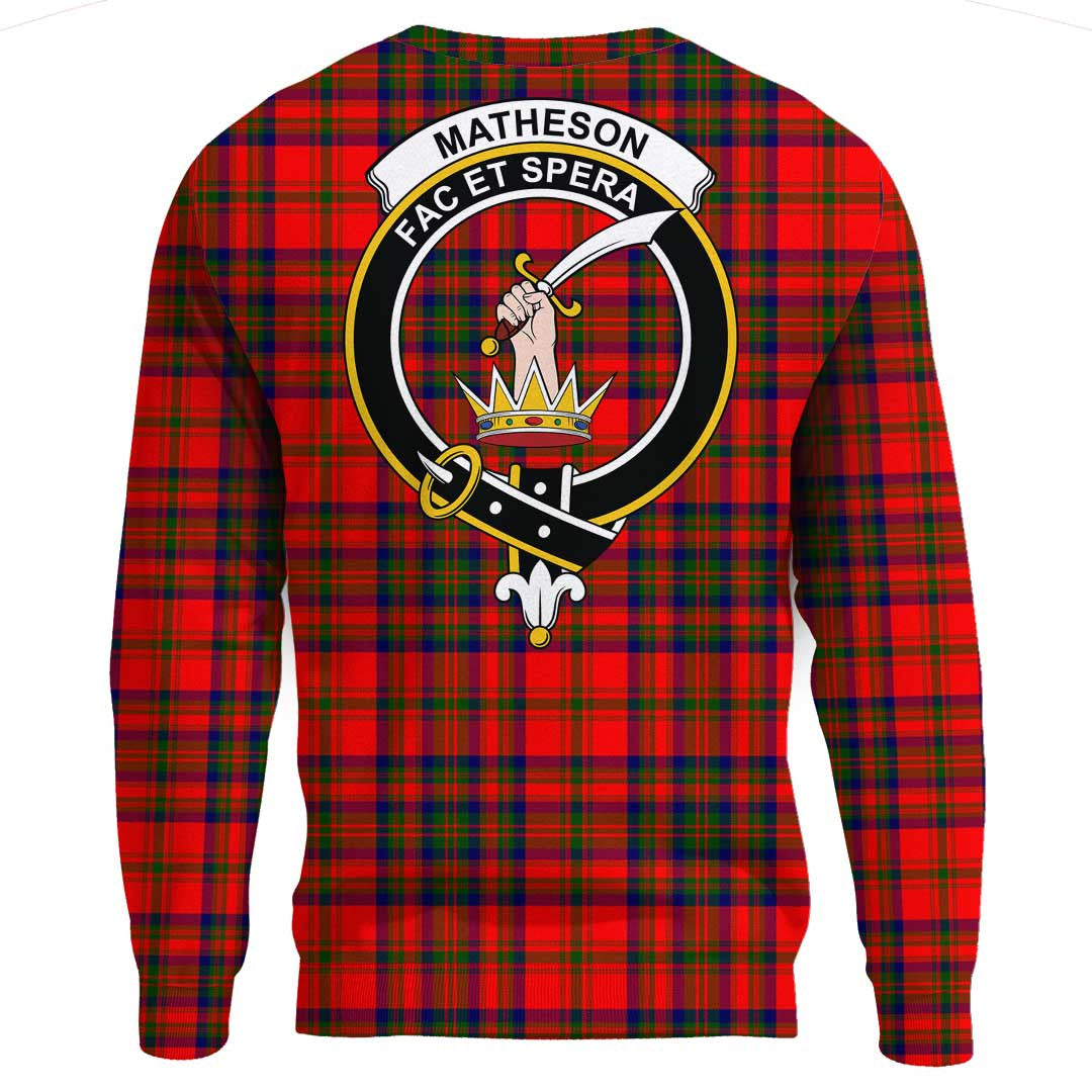 Matheson Modern Tartan Crest Sweatshirt