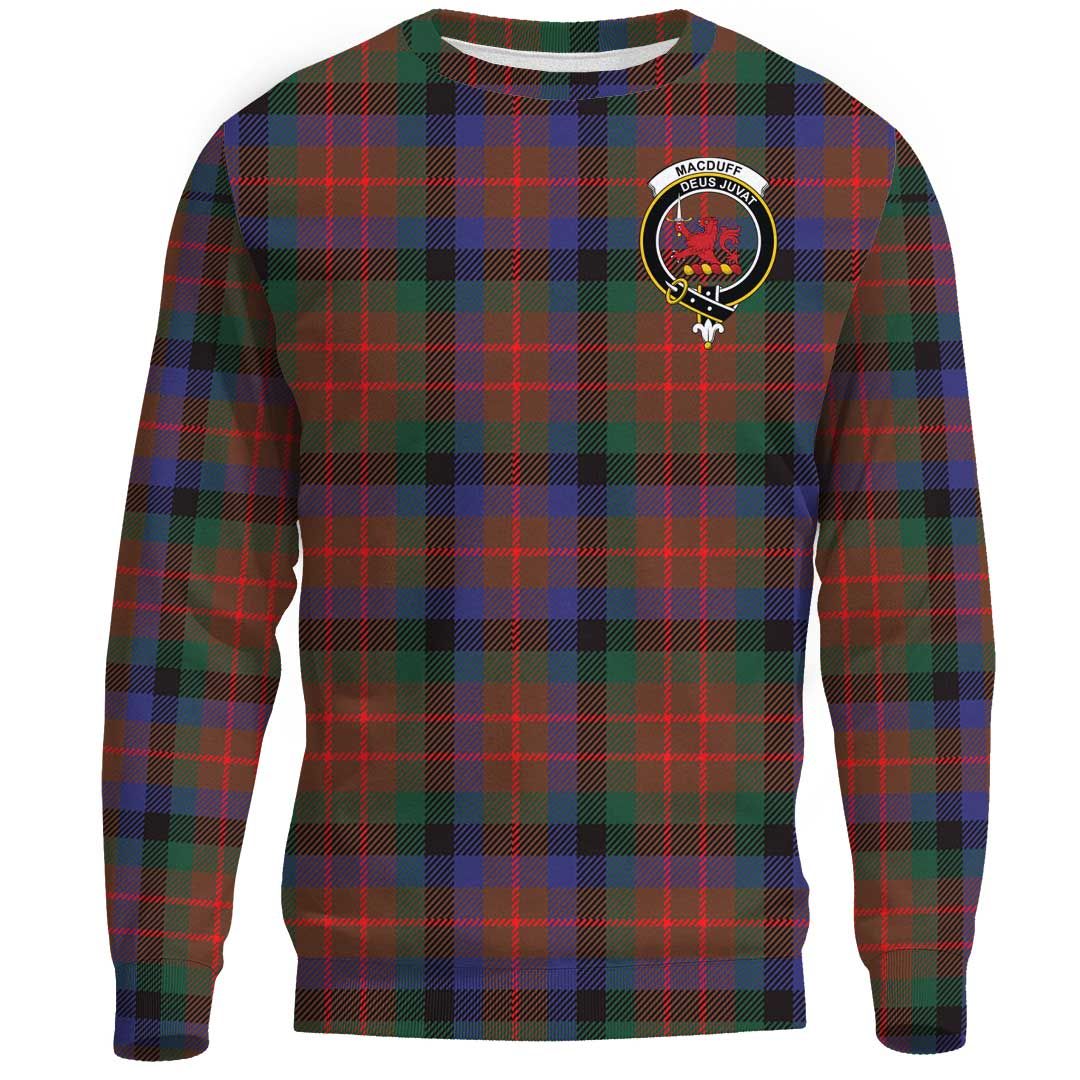 MacDuff Hunting Modern Tartan Crest Sweatshirt