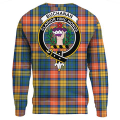 Buchanan Ancient Tartan Crest Sweatshirt