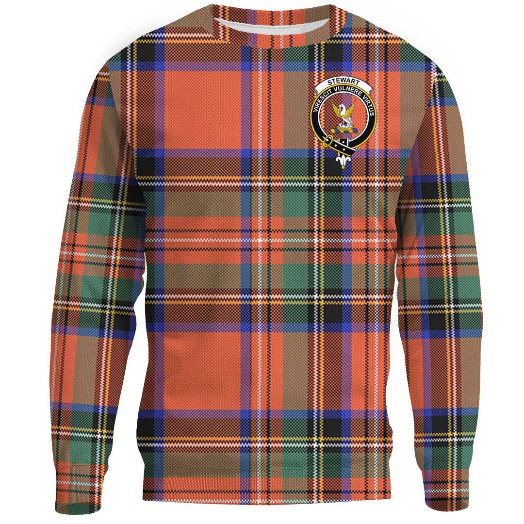 Stewart Royal Ancient Tartan Crest Sweatshirt