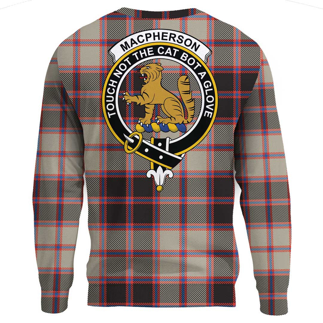MacPherson Hunting Ancient Tartan Crest Sweatshirt