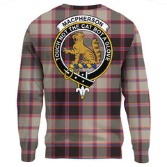 MacPherson Hunting Ancient Tartan Crest Sweatshirt