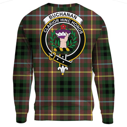 Buchanan Hunting Tartan Crest Sweatshirt