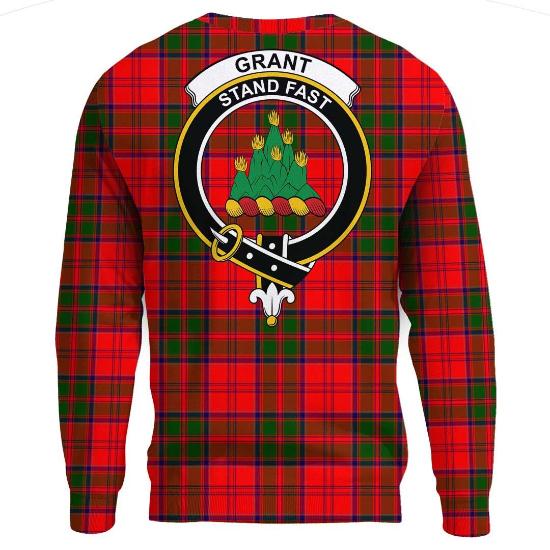 Grant Modern Tartan Crest Sweatshirt