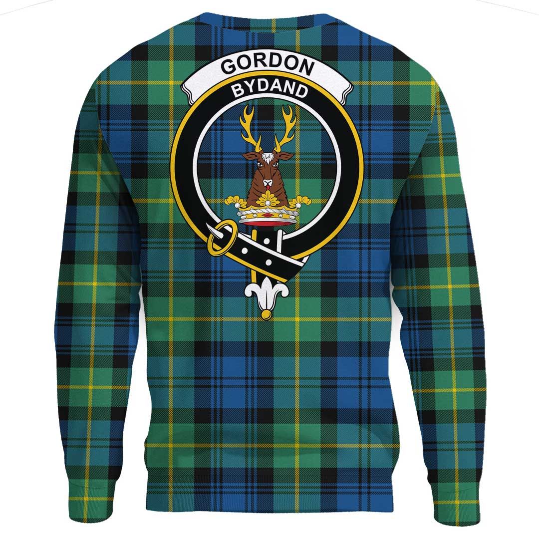 Gordon Ancient Tartan Crest Sweatshirt