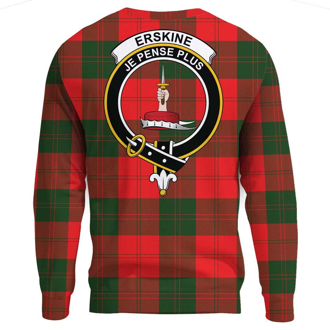 Erskine Modern Tartan Crest Sweatshirt