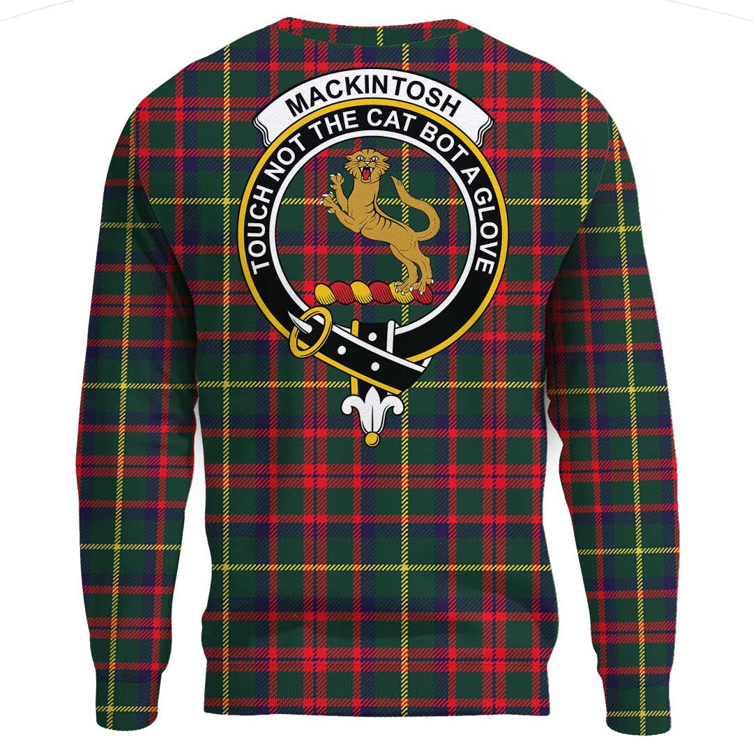 MacKintosh Hunting Modern Tartan Crest Sweatshirt