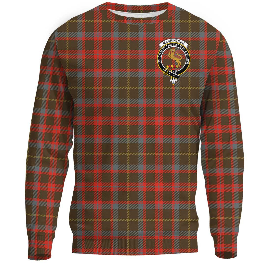 MacKintosh Hunting Weathered Tartan Crest Sweatshirt