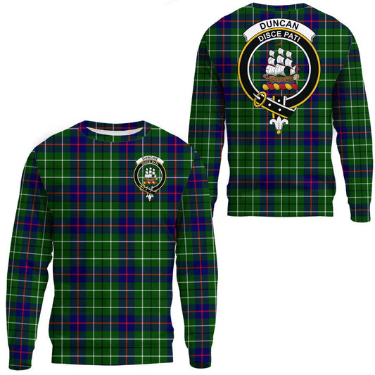 Duncan Modern Tartan Crest Sweatshirt