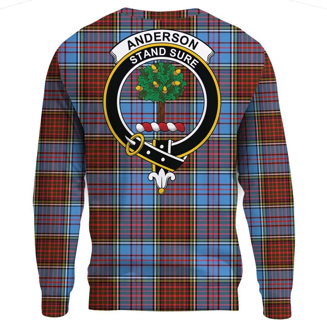 Anderson Modern Tartan Crest Sweatshirt