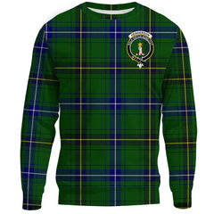 Henderson Modern Tartan Crest Sweatshirt