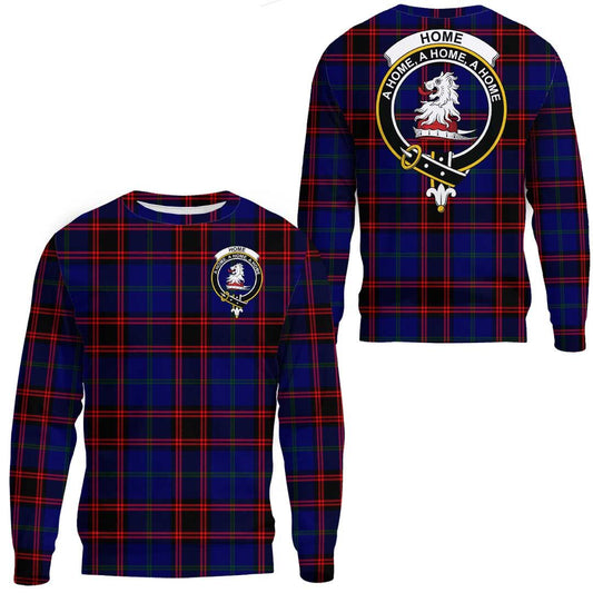 Home Modern Tartan Crest Sweatshirt