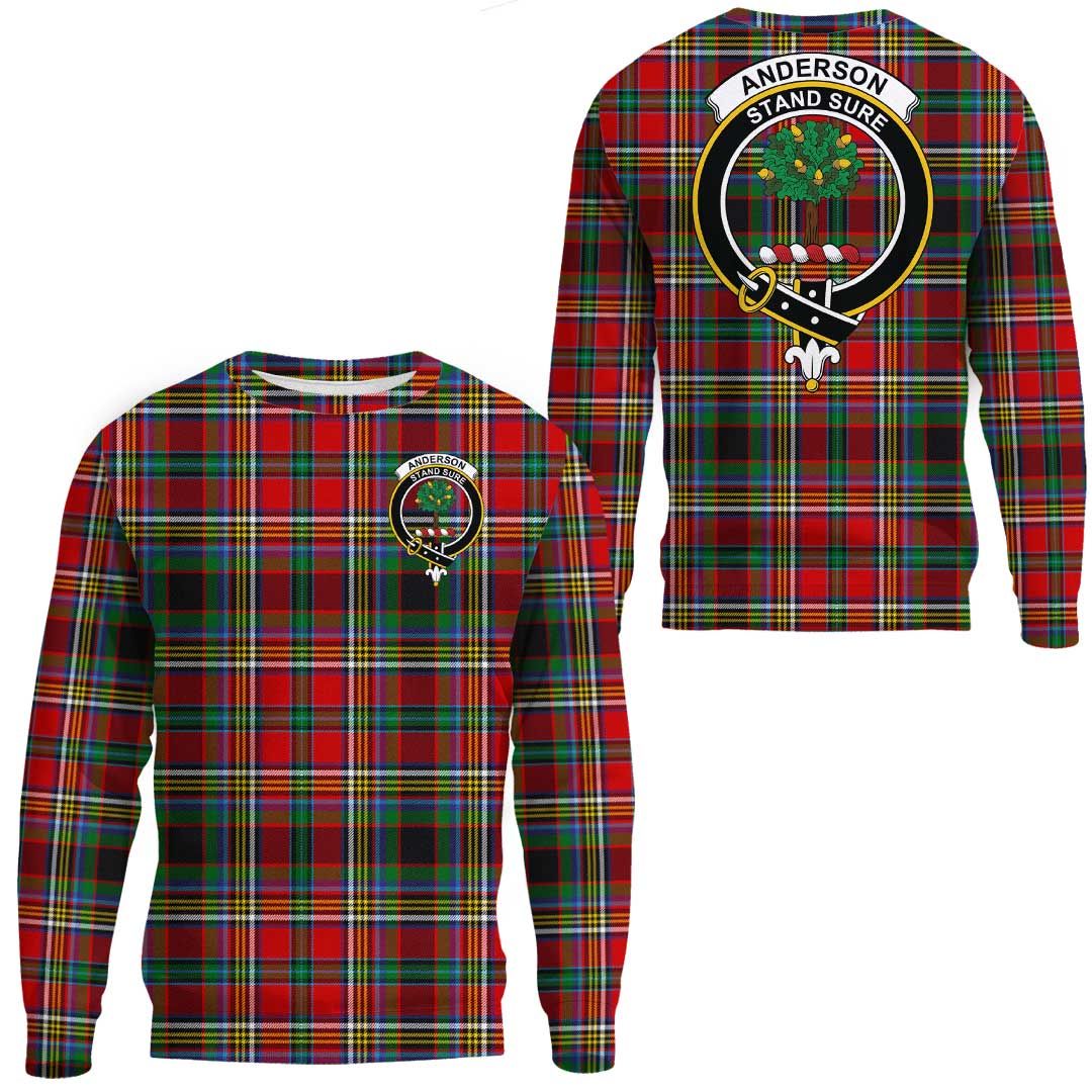 Anderson of Arbrake Tartan Crest Sweatshirt