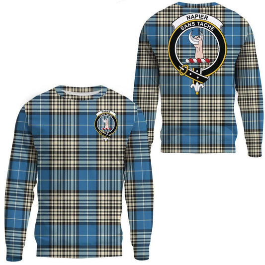 Napier Ancient Tartan Crest Sweatshirt