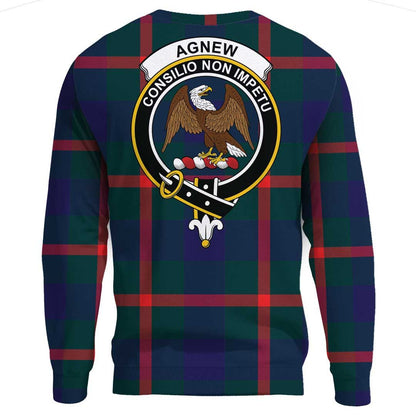 Agnew Modern Tartan Crest Sweatshirt