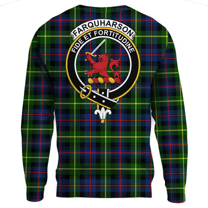 Farquharson Modern Tartan Crest Sweatshirt