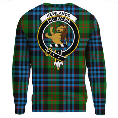 Newlands of Lauriston Tartan Crest Sweatshirt