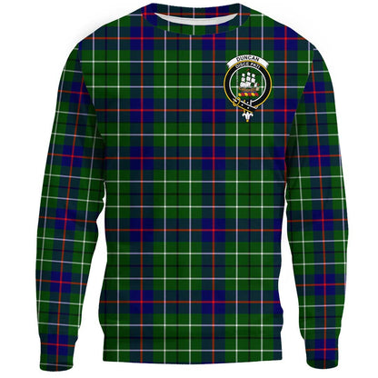 Duncan Modern Tartan Crest Sweatshirt