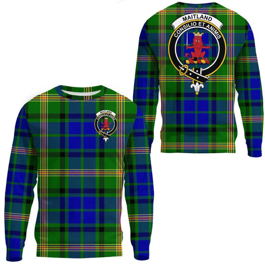 Maitland Tartan Crest Sweatshirt