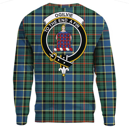 Ogilvie Hunting Modern Tartan Crest Sweatshirt