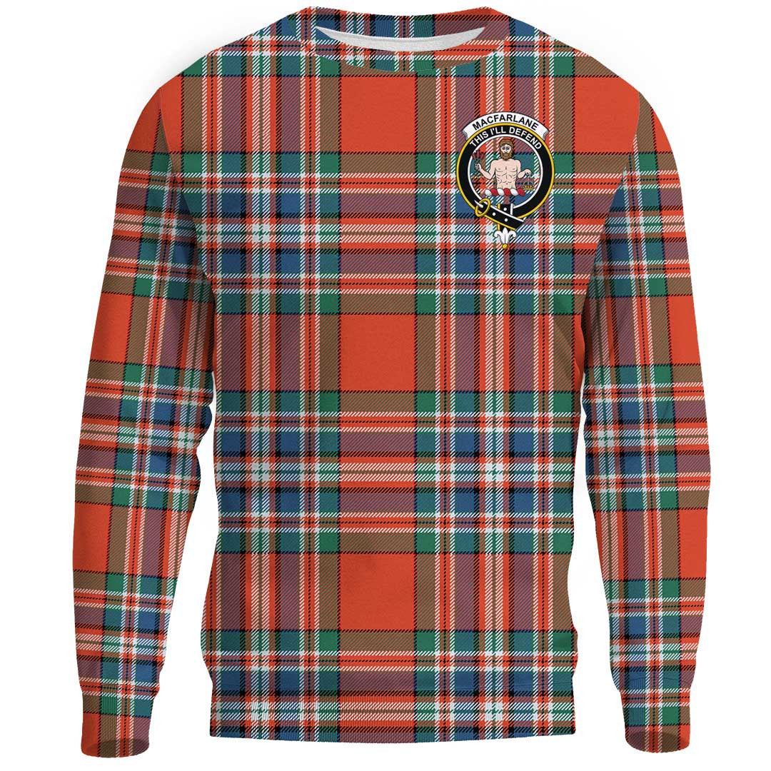 MacFarlane Ancient Tartan Crest Sweatshirt