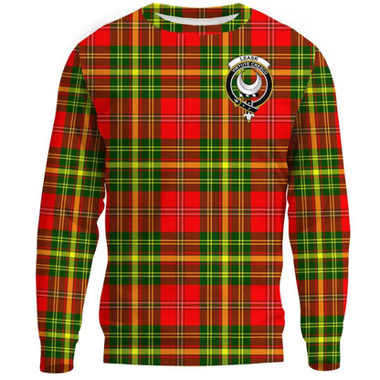 Leask Tartan Crest Sweatshirt