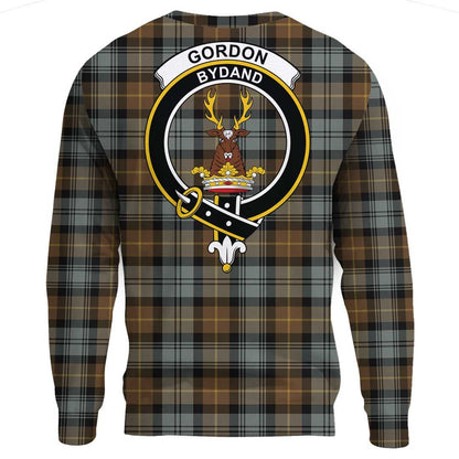 Gordon Weathered Tartan Crest Sweatshirt