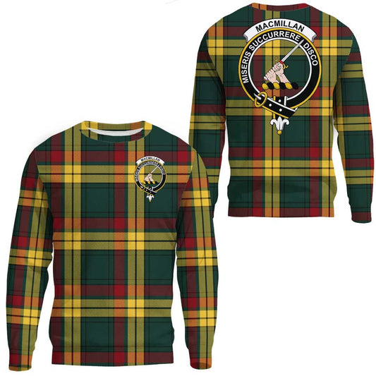 MacMillan Old Modern Tartan Crest Sweatshirt