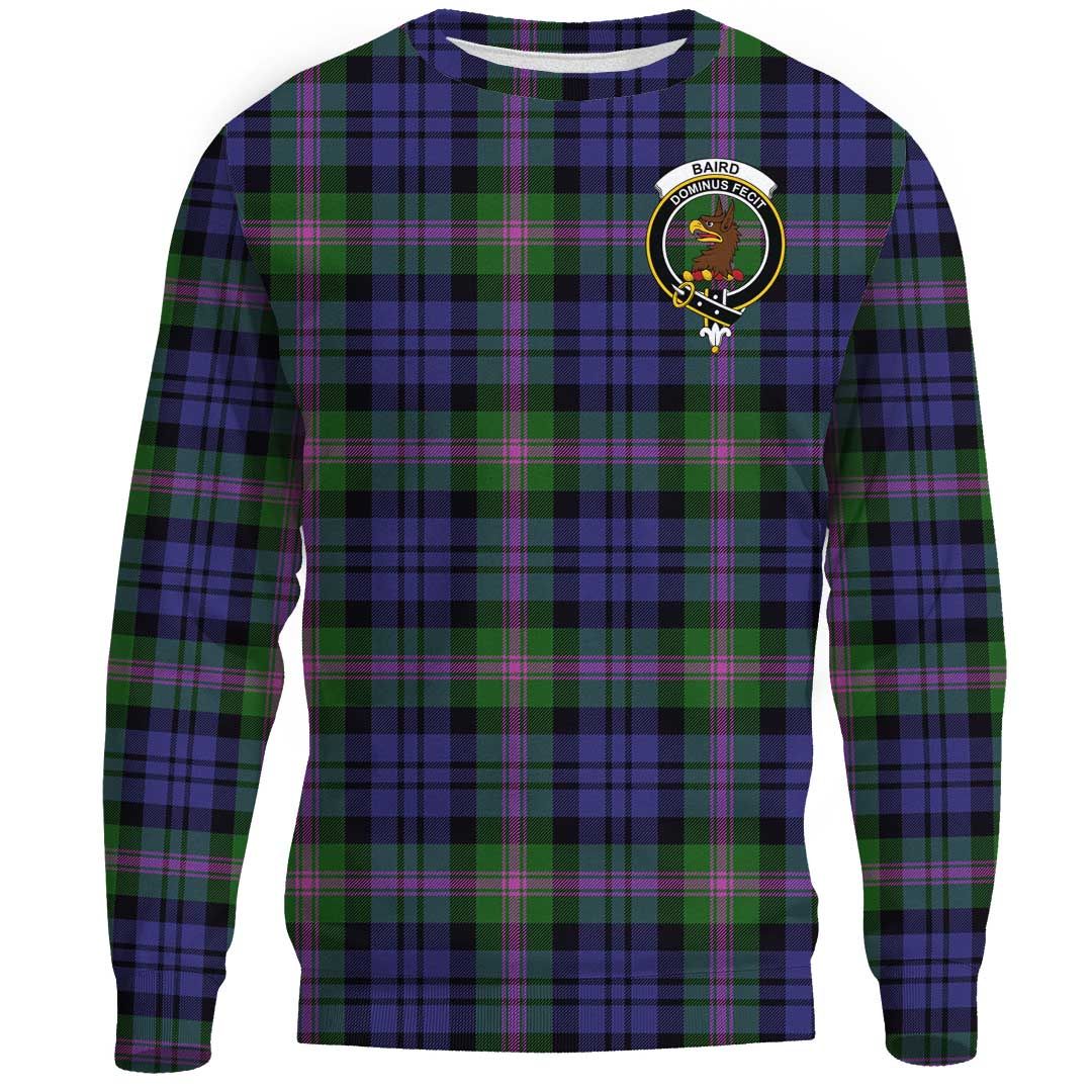 Baird Modern Tartan Crest Sweatshirt