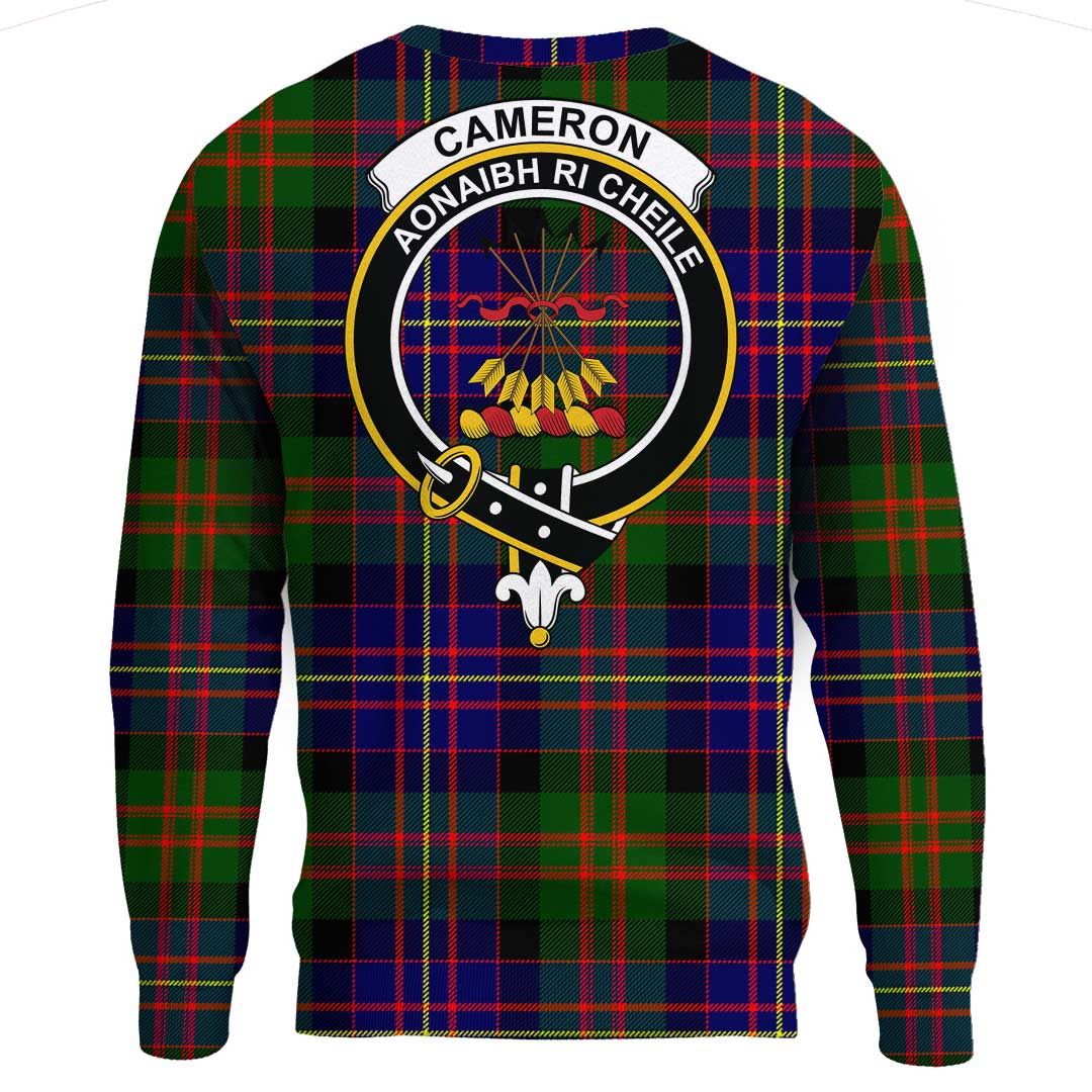 Cameron of Erracht Modern Tartan Crest Sweatshirt