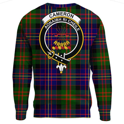 Cameron of Erracht Modern Tartan Crest Sweatshirt