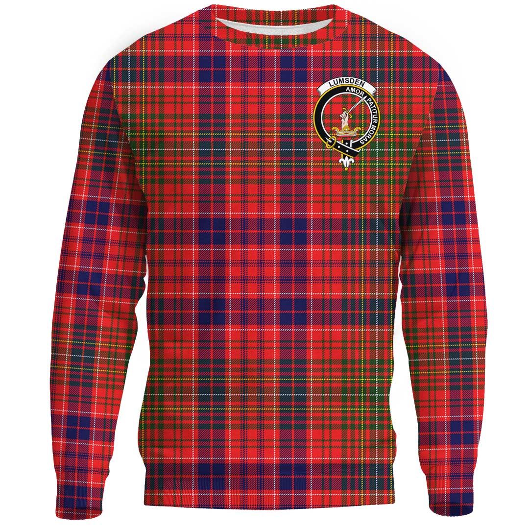 Lumsden Modern Tartan Crest Sweatshirt