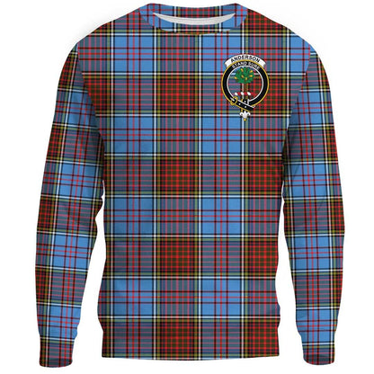 Anderson Modern Tartan Crest Sweatshirt