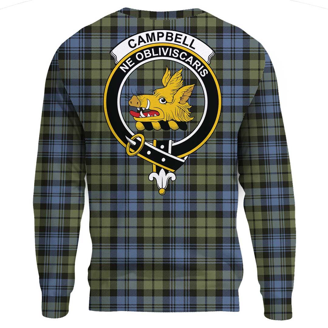 Campbell Faded Tartan Crest Sweatshirt