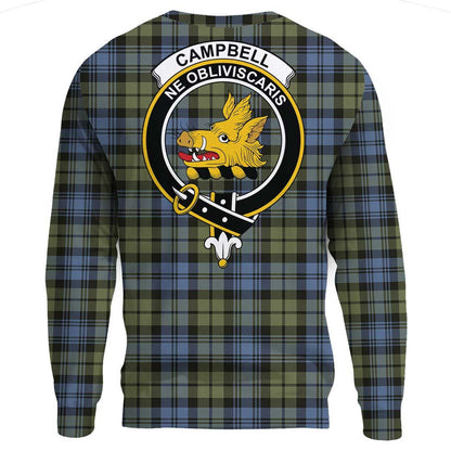 Campbell Faded Tartan Crest Sweatshirt