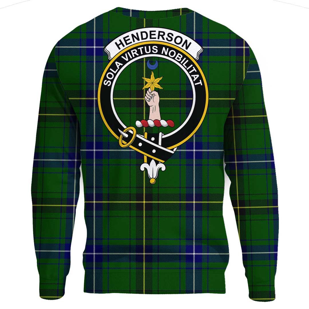 Henderson Modern Tartan Crest Sweatshirt