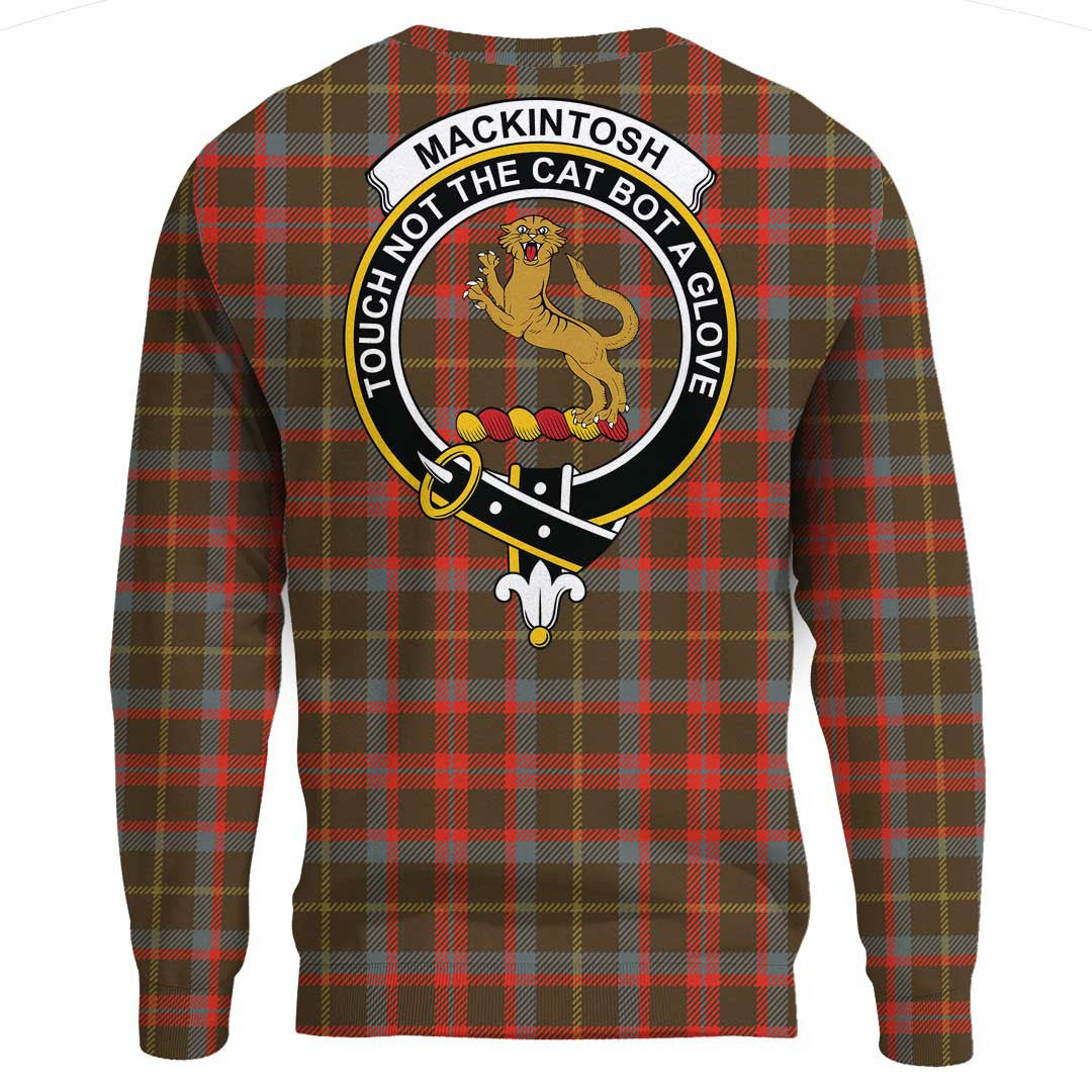 MacKintosh Hunting Weathered Tartan Crest Sweatshirt